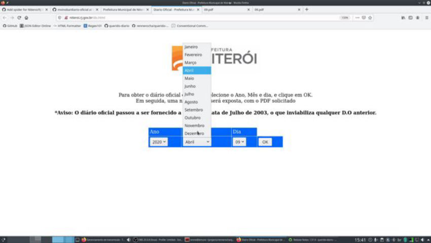 Finalizando um pull request abandonado - Niteroi-RJ