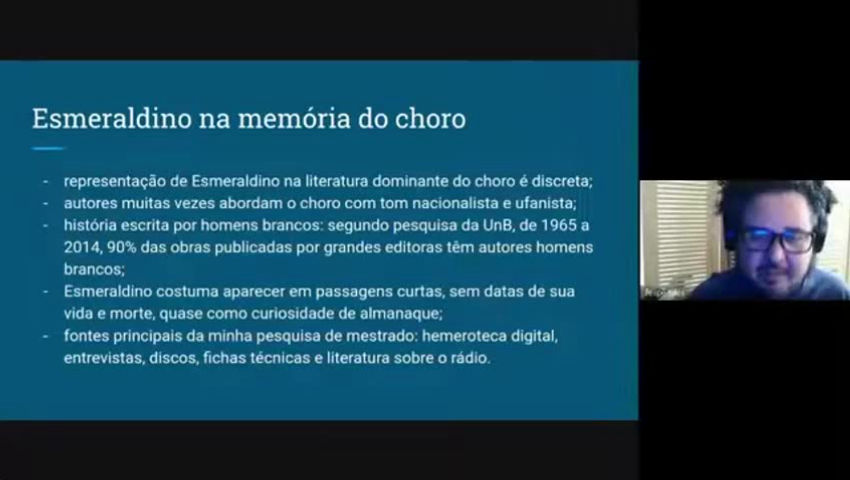 ANPPOM (2021): O lugar de Esmeraldino Salles na memória do choro e da música paulista